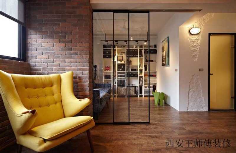 时尚复古现代家居隔断装饰图