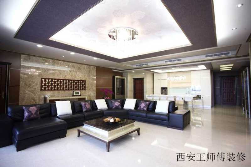 时尚现代客厅吊顶欣赏