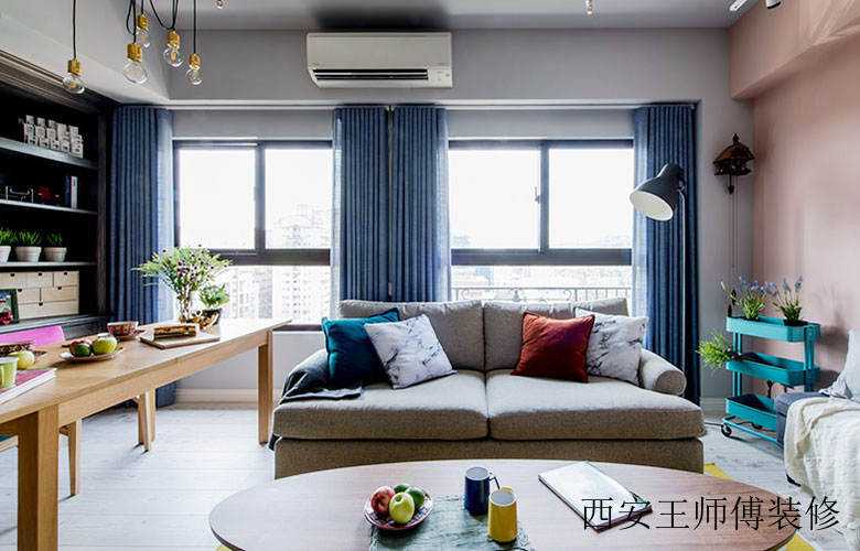 时尚混搭客餐厅窗帘装饰图
