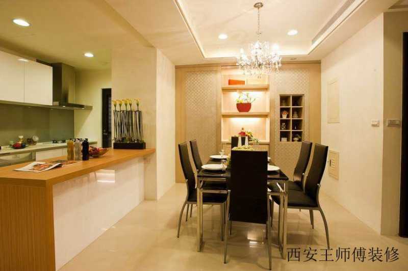现代简约餐厅装潢借鉴图