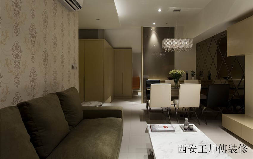 简约现代小户型空间布局图