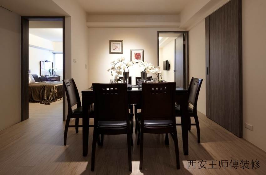 时尚现代设计餐厅餐桌椅装饰图