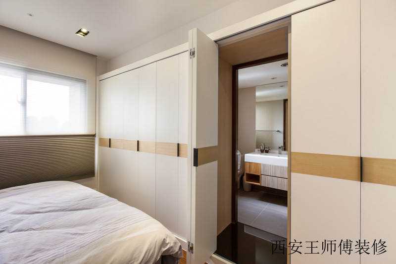 时尚创意卧室简约隐形门设计装修图