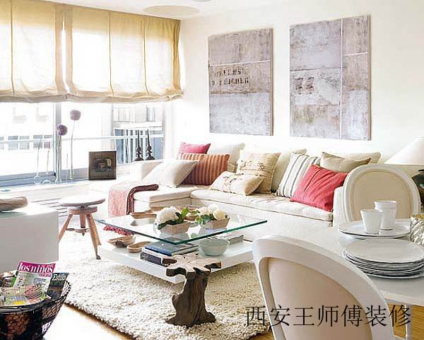 简洁北欧小户型客厅装修图