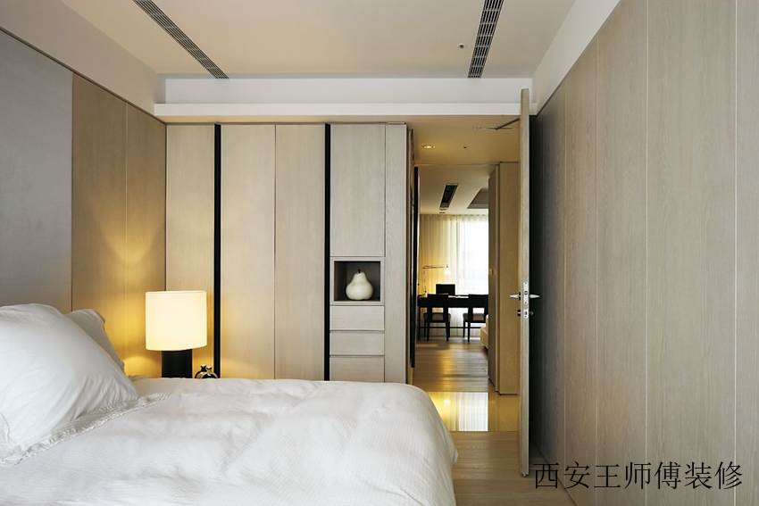 简约宜家卧室台灯装饰图