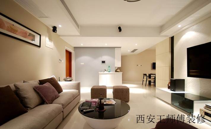 清新宜家风 客厅吊顶效果图