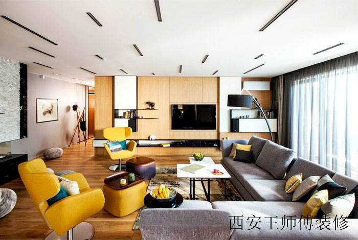 优雅时尚现代客厅吊顶设计