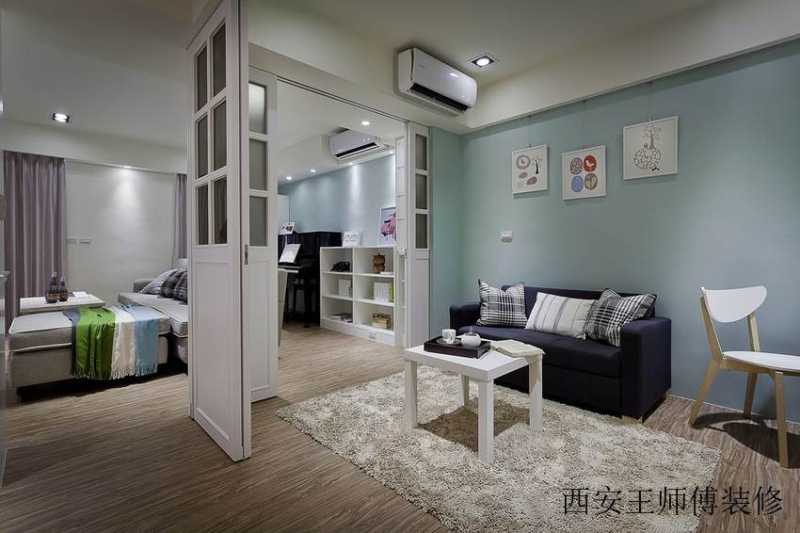 清新简约小户型空间规划图