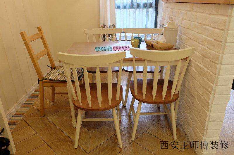 温馨美式乡村风格餐厅餐桌椅装修图