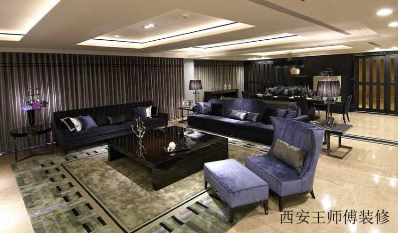 高雅豪华现代客厅窗帘配饰
