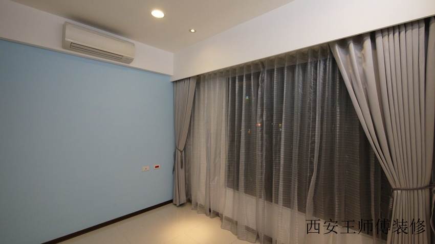 时尚现代家居灰色系窗帘装饰