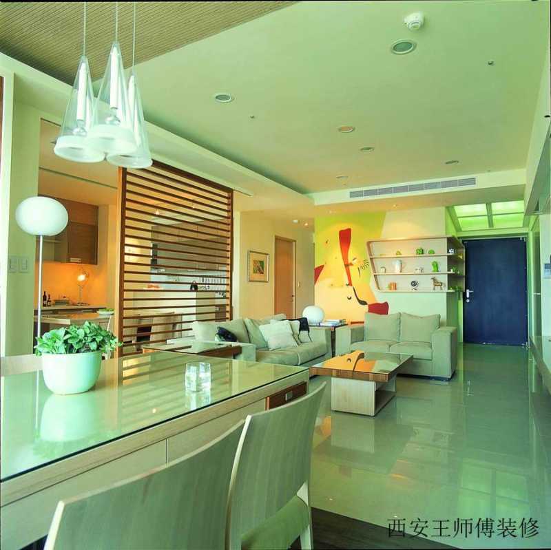 精美宜家装修风格家居窗棂隔断设计图