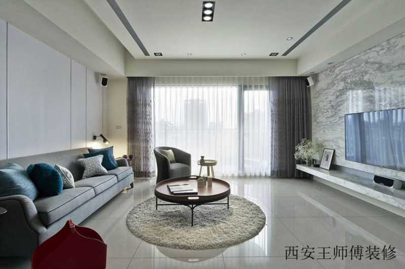 现代家居客厅软装装饰图