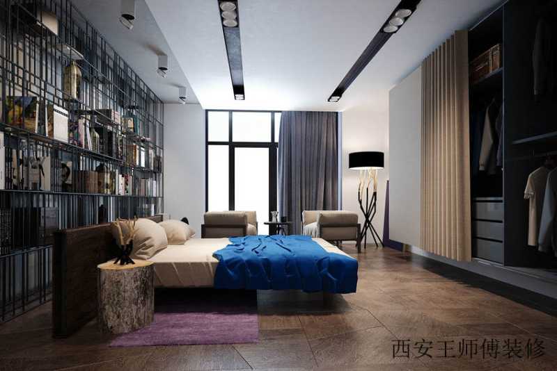 简约公寓卧室素雅家装效果图