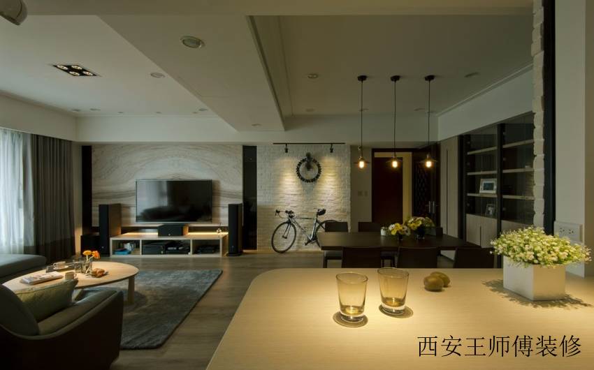 悠闲美式风格家居吊顶效果图
