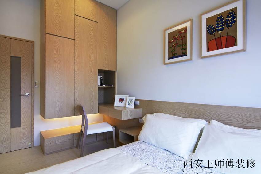 现代美式风格卧室衣柜设计