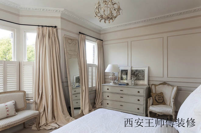 唯美北欧风情 家居窗帘效果图