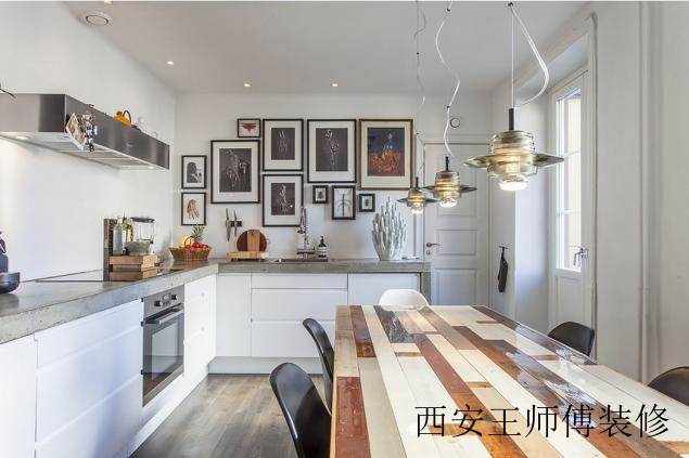 时尚后现代风格餐厨房装修设计图