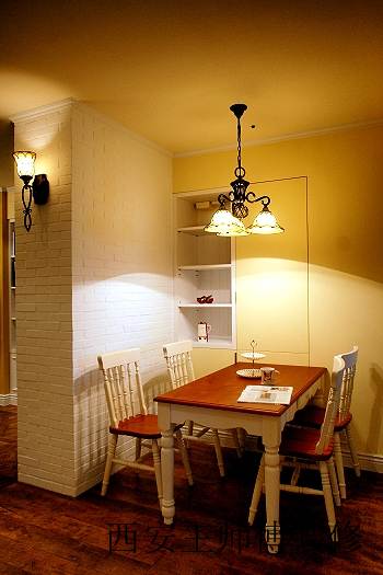 清新怀旧宜家风格餐厅设计装修图