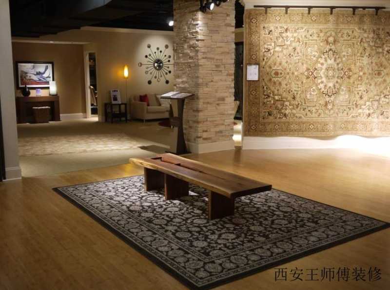 美式风格室内隔断柱设计