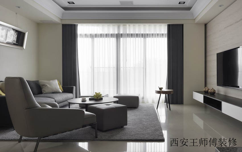 简约现代客厅装修案例图