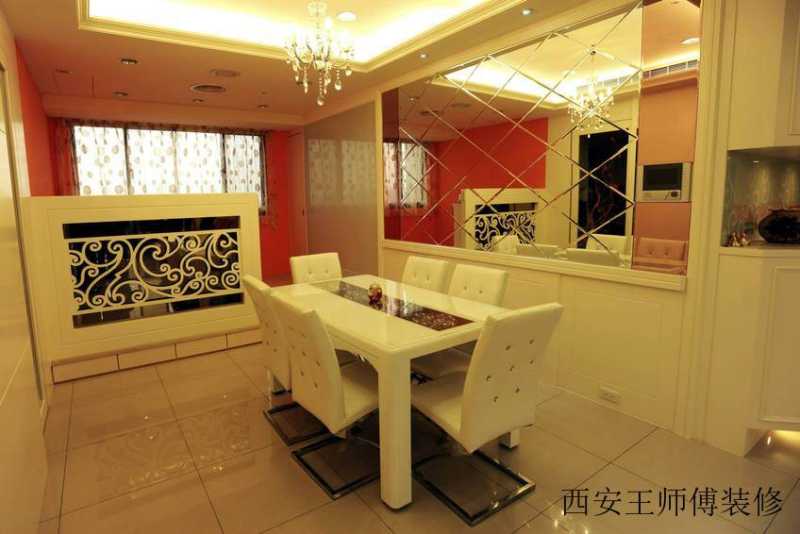 唯美温馨简欧餐厅装修图