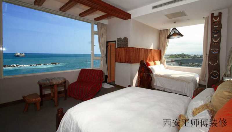 美式海景卧室装修效果图