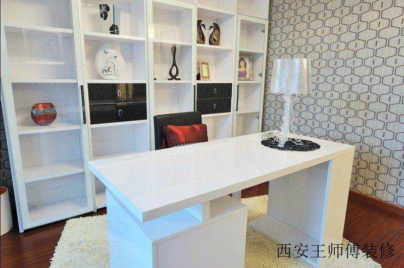 时尚简约现代家居书房装饰图