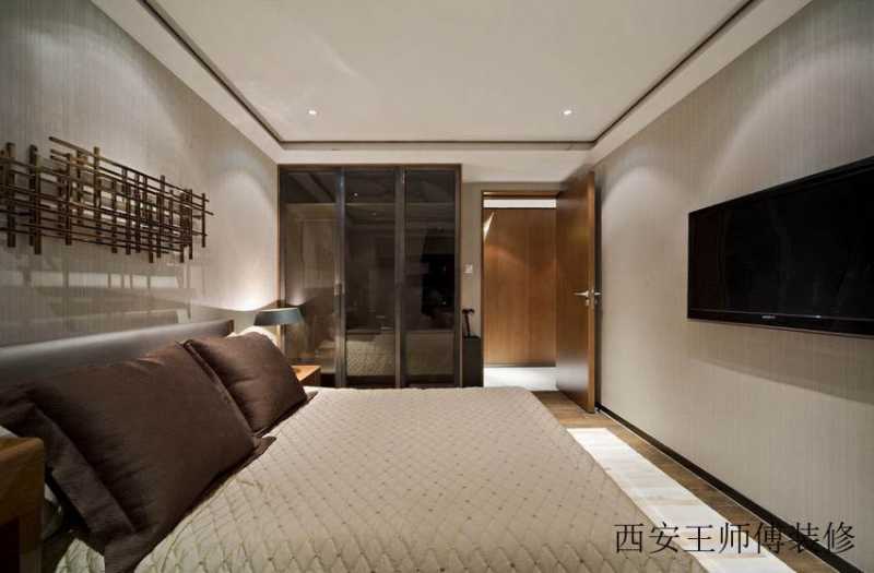 时尚现代卧室吊顶案例图