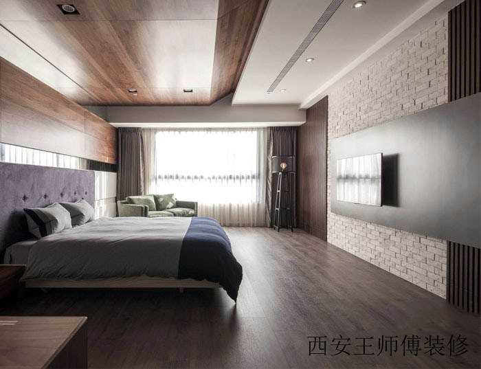 时尚简约现代卧室吊顶欣赏图