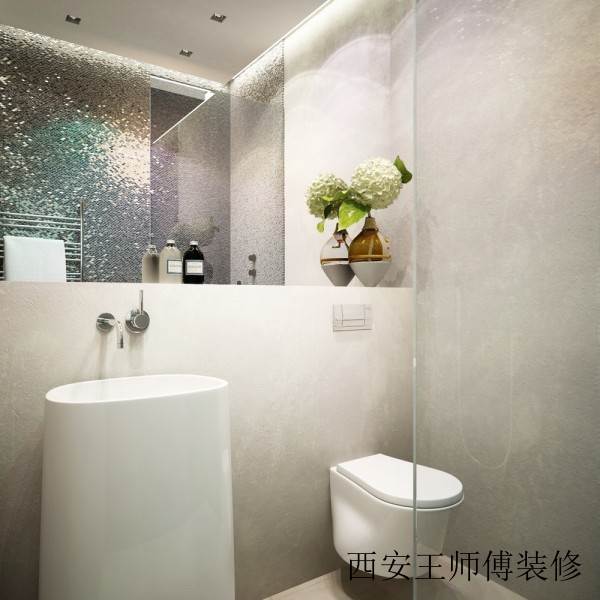 时尚现代卫生间置物格设计