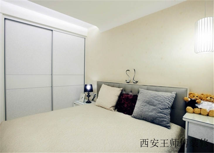 现代简约二居室卧室装潢效果图