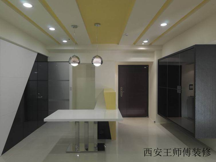 黄色现代风格客厅家居装修效果图