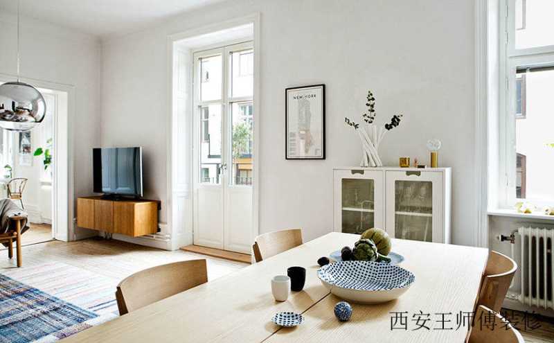 时尚北欧风格家居白色门装饰效果图