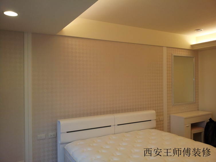 简约现代卧室床头背景墙欣赏