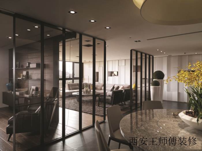 时尚现代设计隔断效果图