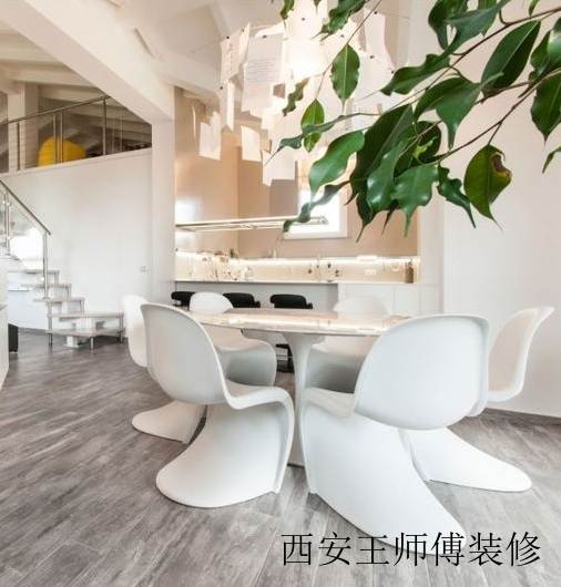 简洁时尚简约风格餐厅曲折椅装饰效果图