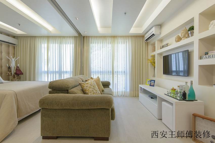 简约清新客厅装修效果图