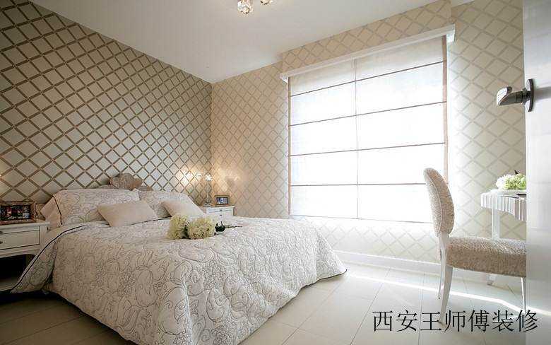 田园简约卧室墙纸装饰美图欣赏