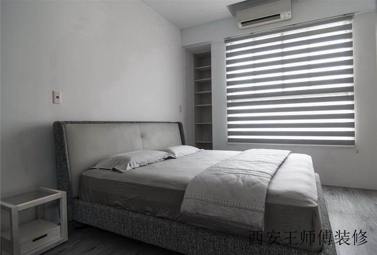 简约宜家卧室百叶帘装饰效果图