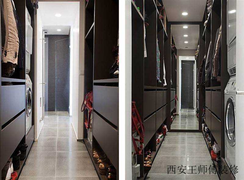 现代小户型衣帽间装饰设计图
