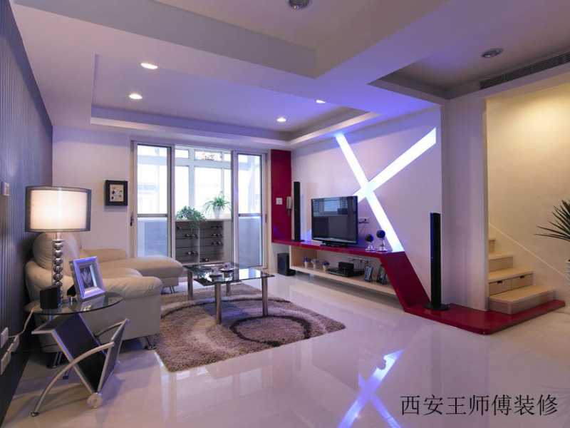 精简现代装修风格复式室内家装设计图