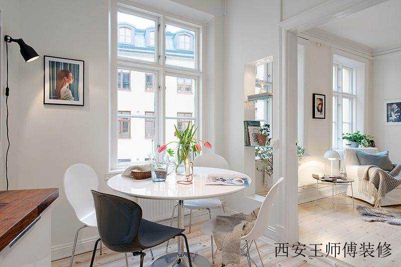 简约小户型餐厅半隔断设计