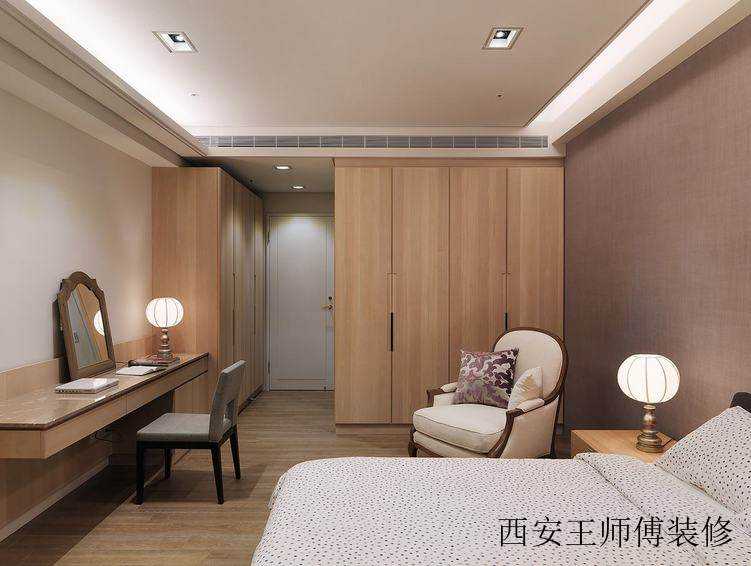 简约时尚卧室原木衣柜设计