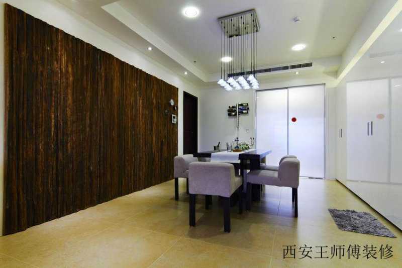 潮流现代风餐厅背景墙欣赏