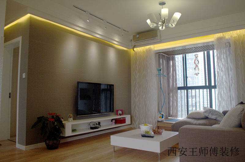 简约现代风 客厅电视背景墙设计