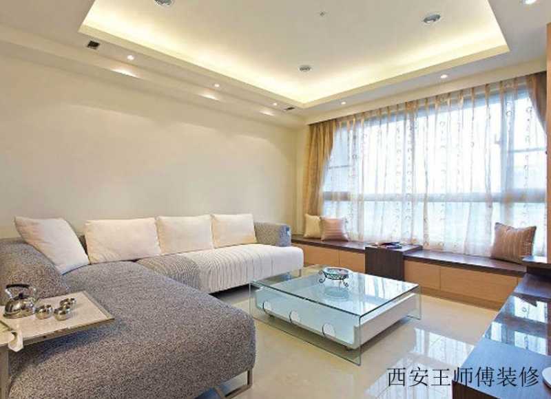 时尚现代风客厅飘窗效果图