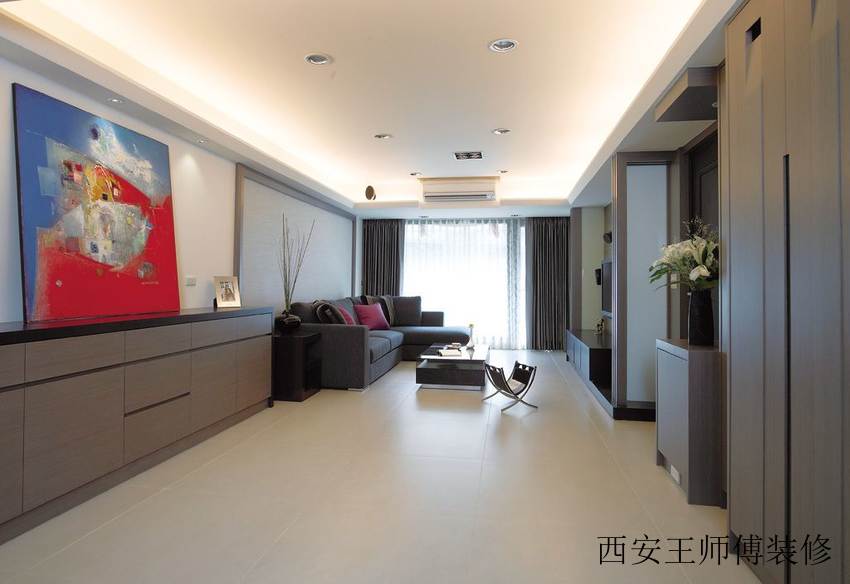 简约时尚家居客厅精装样板间欣赏图