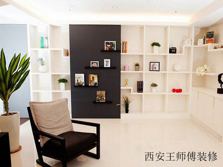 简约时尚创意设计 家居室内嵌入式墙面收纳柜装饰图