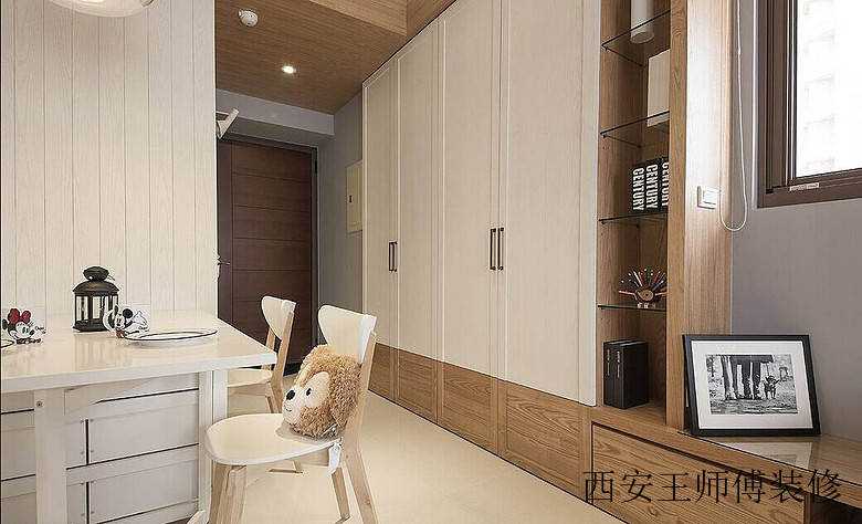 简约实木家居室内收纳柜设计装修图
